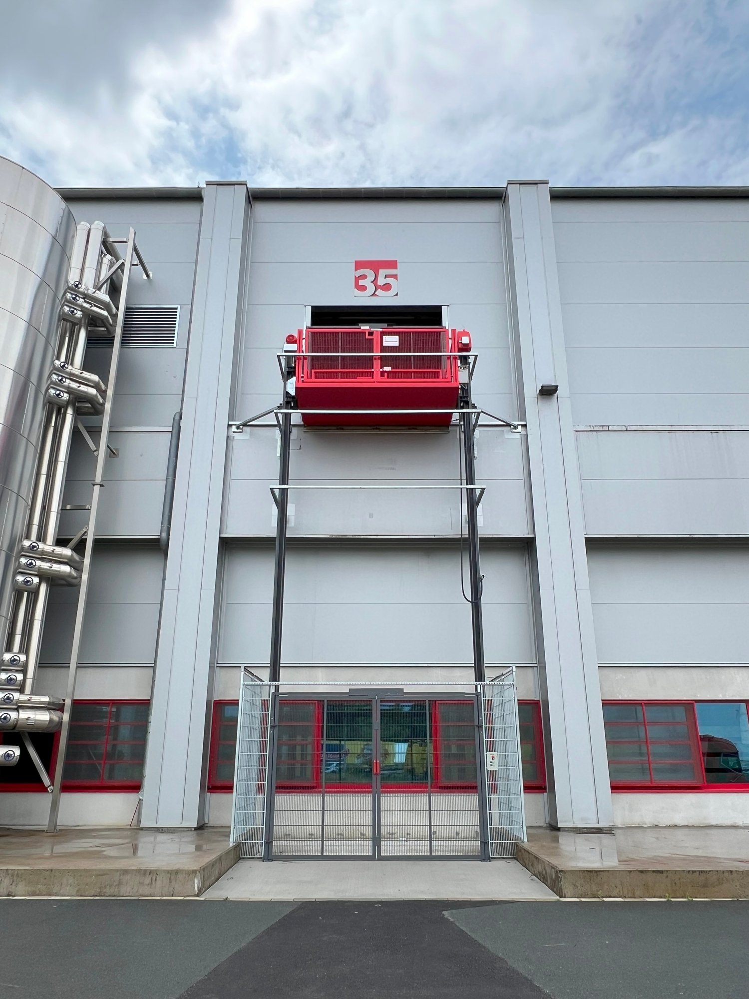 Güterlift twin f 2 Antriebe